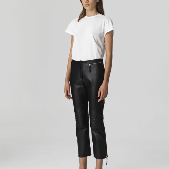 BY MALENE BIRGER black leather trousers - Picture 4 of 5